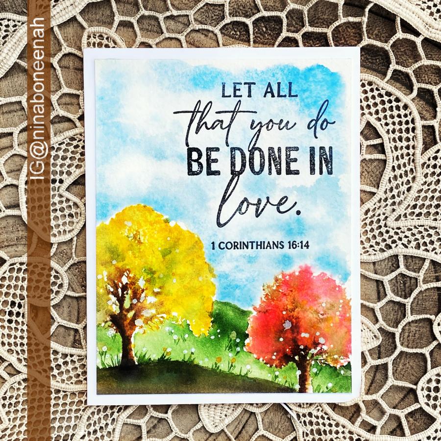 Towering Trees Stamp Set
