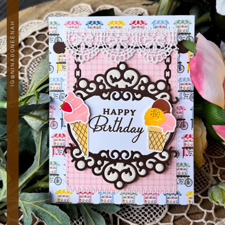 A Little Ice Cream Mini Stamp Set