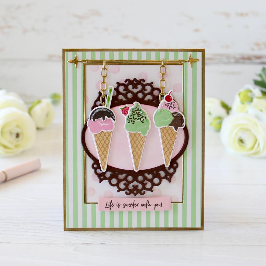 A Little Ice Cream Mini Stamp Set