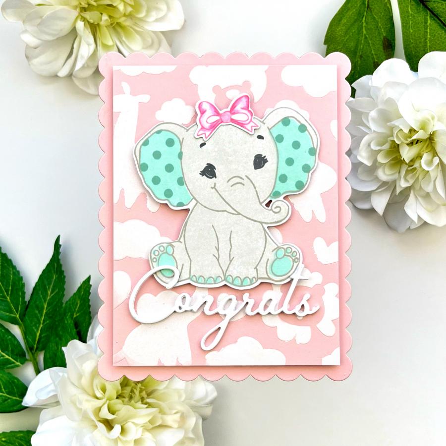 Baby Elephant Stamp Set
