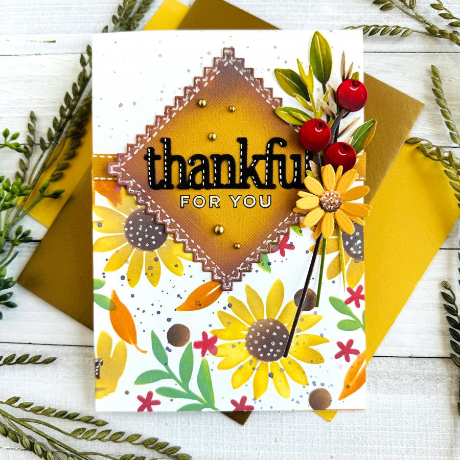 This is Big Sentiments: Thankful Stamp Set