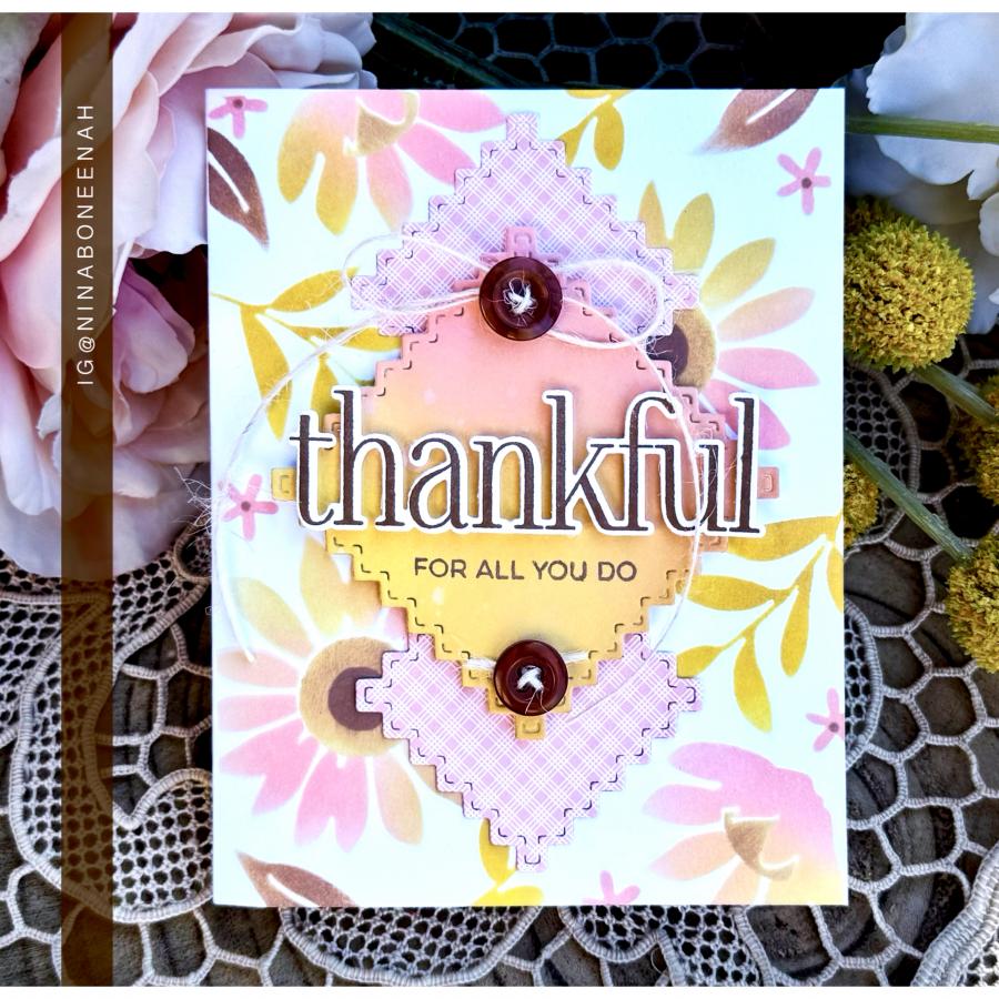 This is Big Sentiments: Thankful Stamp Set