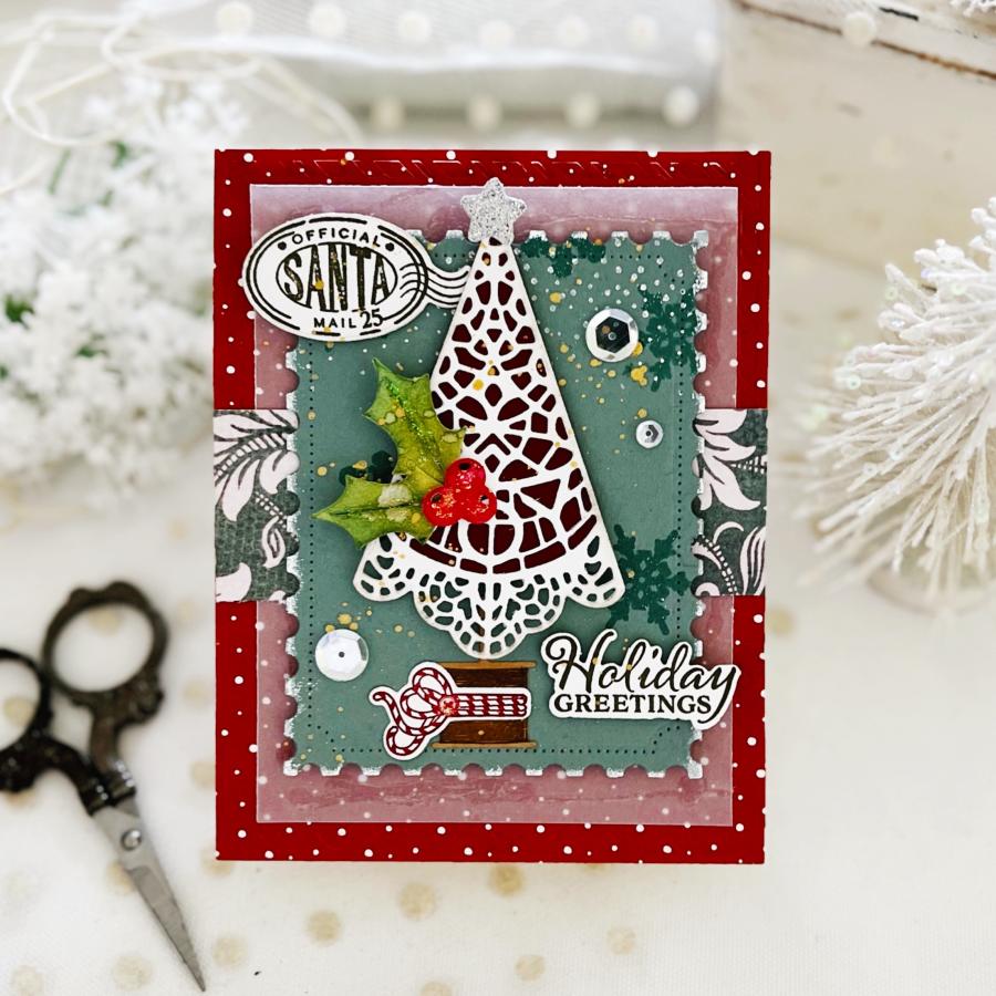 Doily Trees Stamp Set