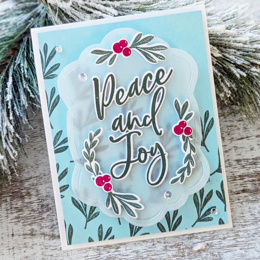 The Bigs Christmas Sentiments Stamp Set