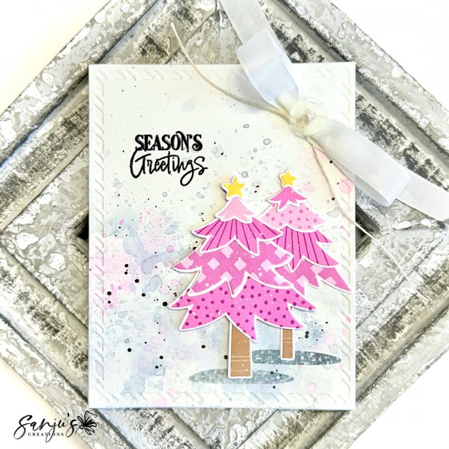 Trees 'n Patterns Stamp Set