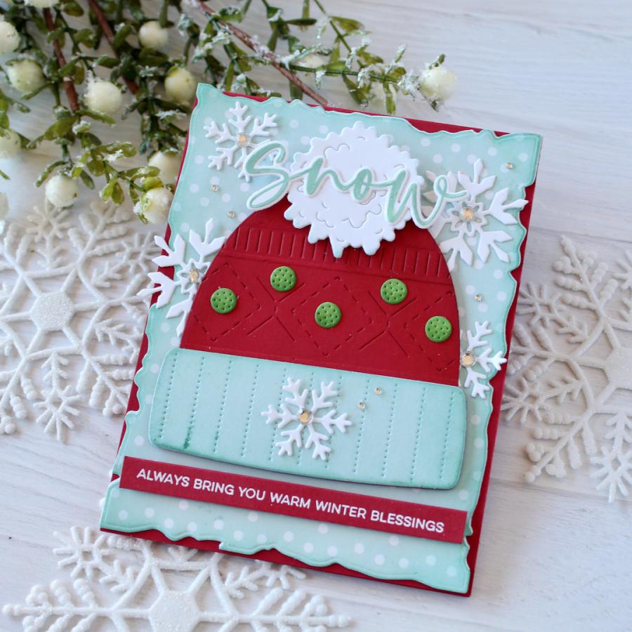 This is Big Sentiments: Snow Stamp Set