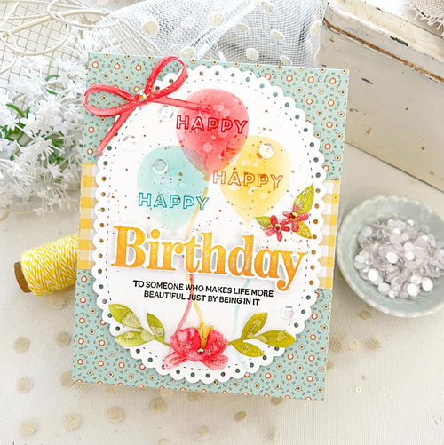Balloon Party Stencil Collection (set of 2)