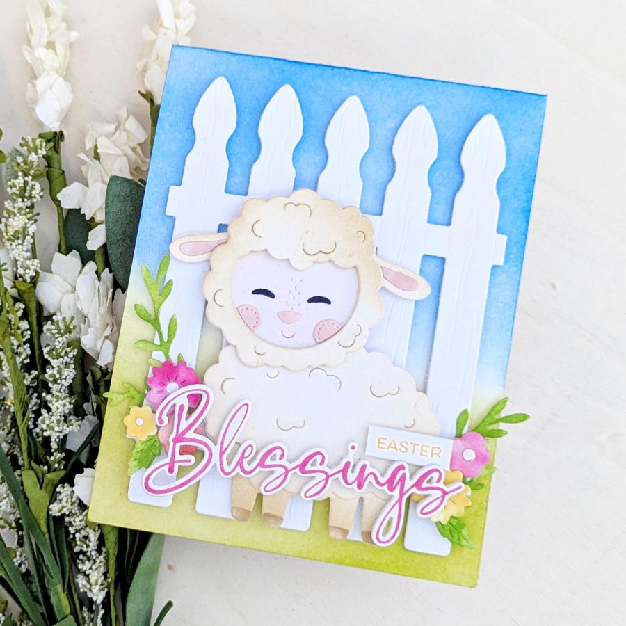 This is Big Sentiments: Many Blessings Stamp Set