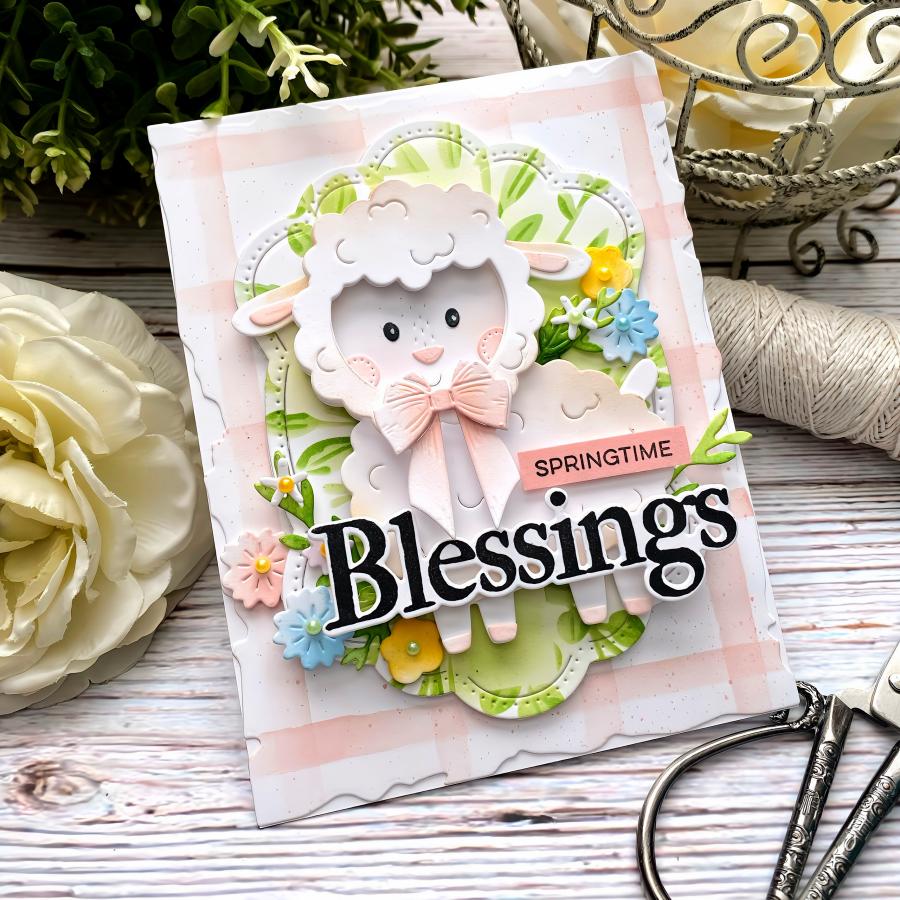 This is Big Sentiments: Many Blessings Stamp Set