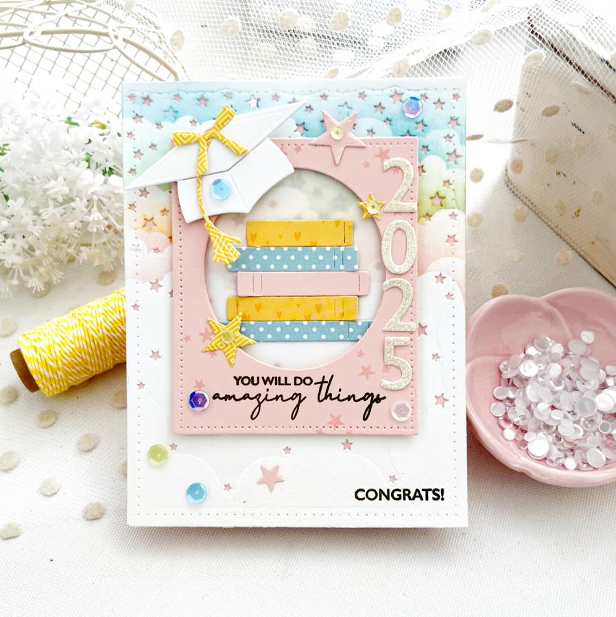 Framed in Success Sentiments Stamp Set