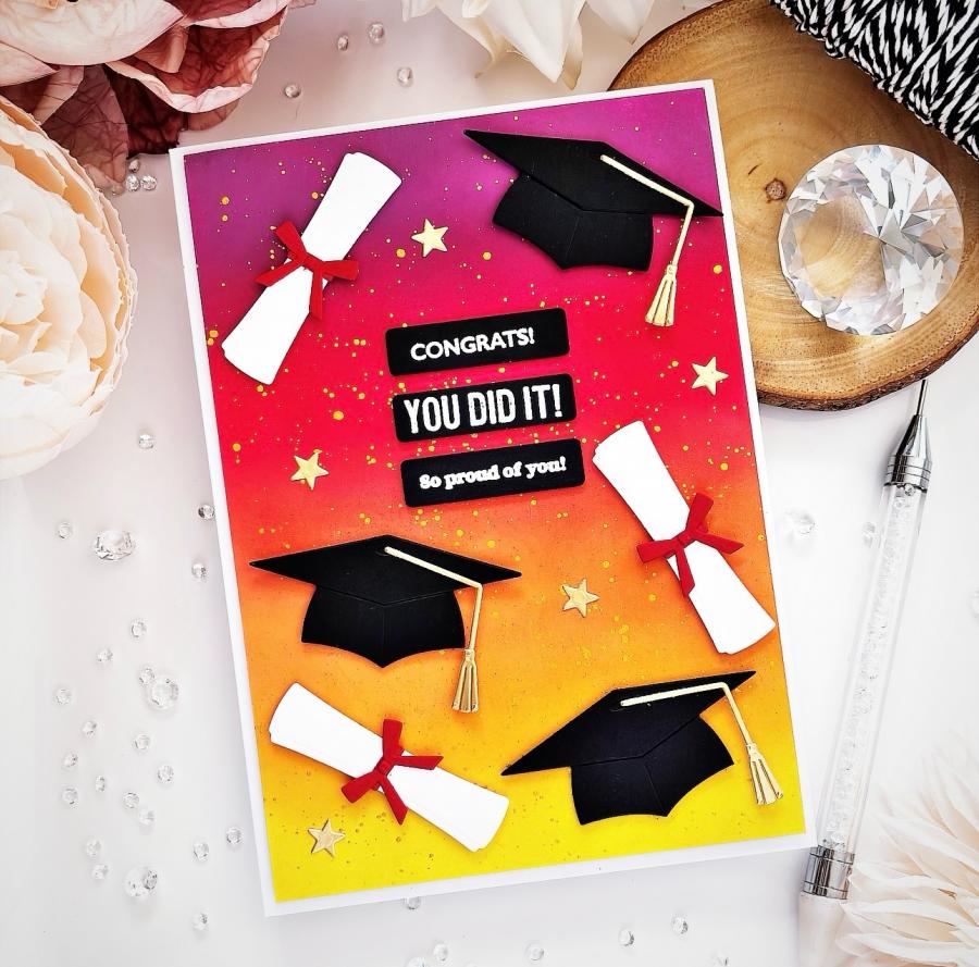 Framed in Success Sentiments Stamp Set