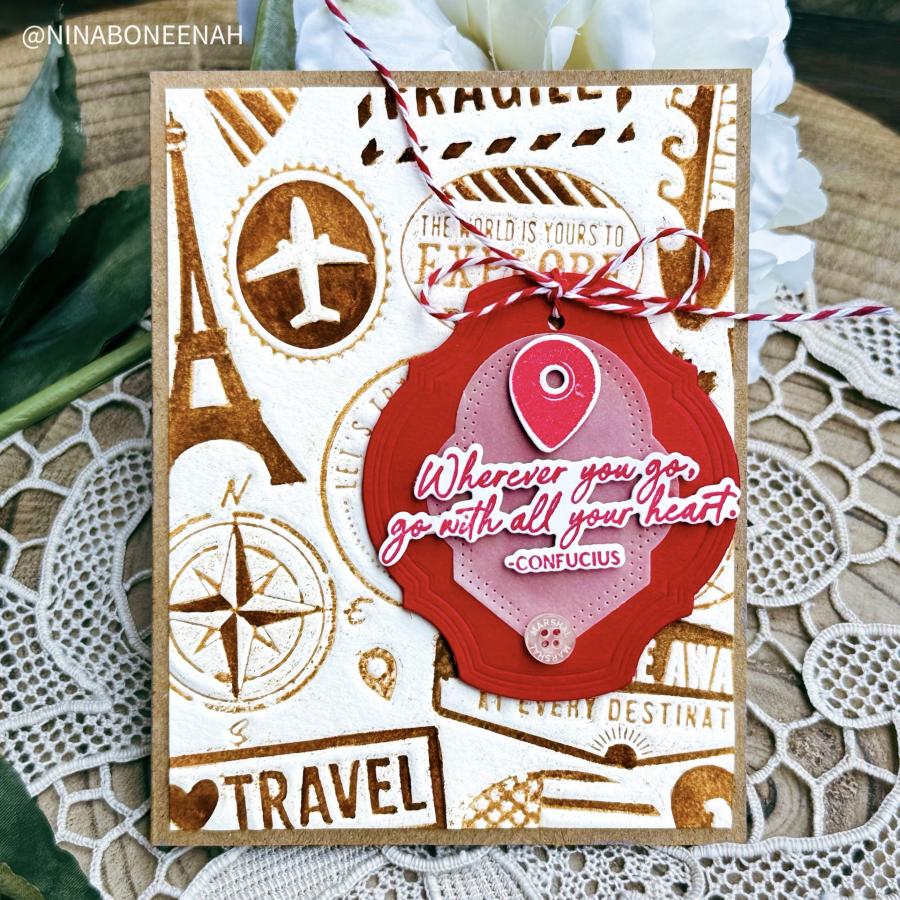 Wish You Were Here Mini Stamp Set