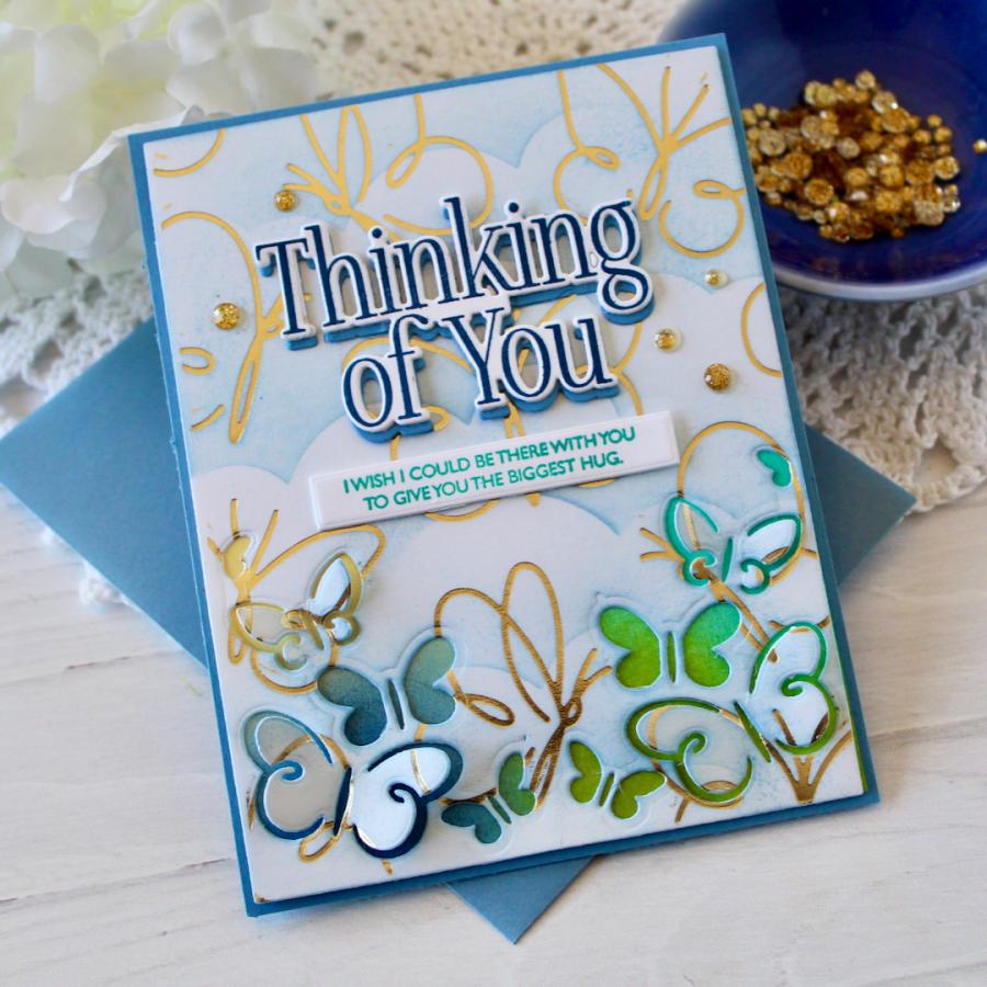 This is Big Sentiments: Thinking of You Stamp Set