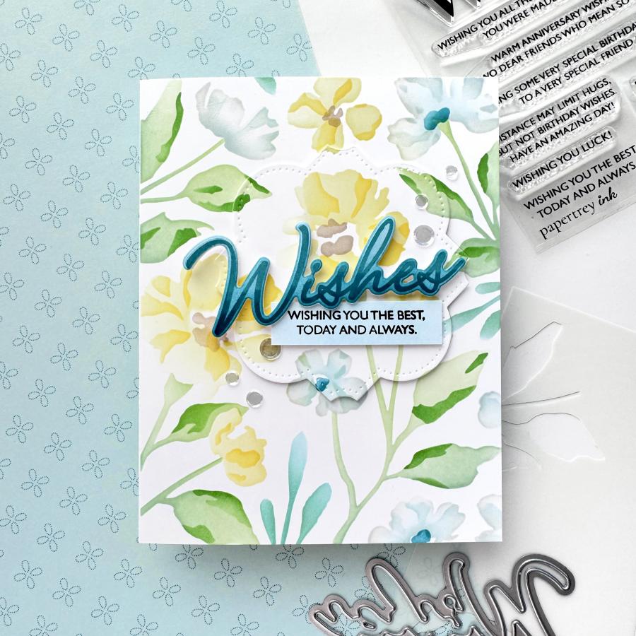This is Big Sentiments: Wishes Stamp Set