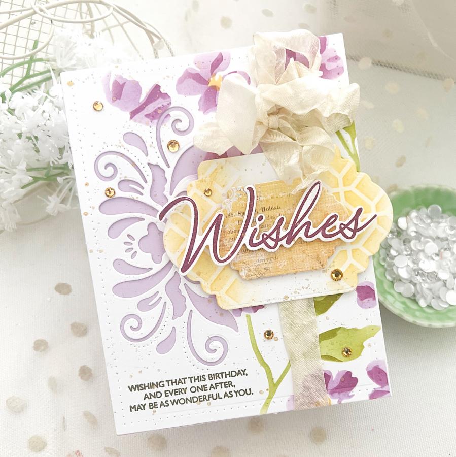 This is Big Sentiments: Wishes Stamp Set