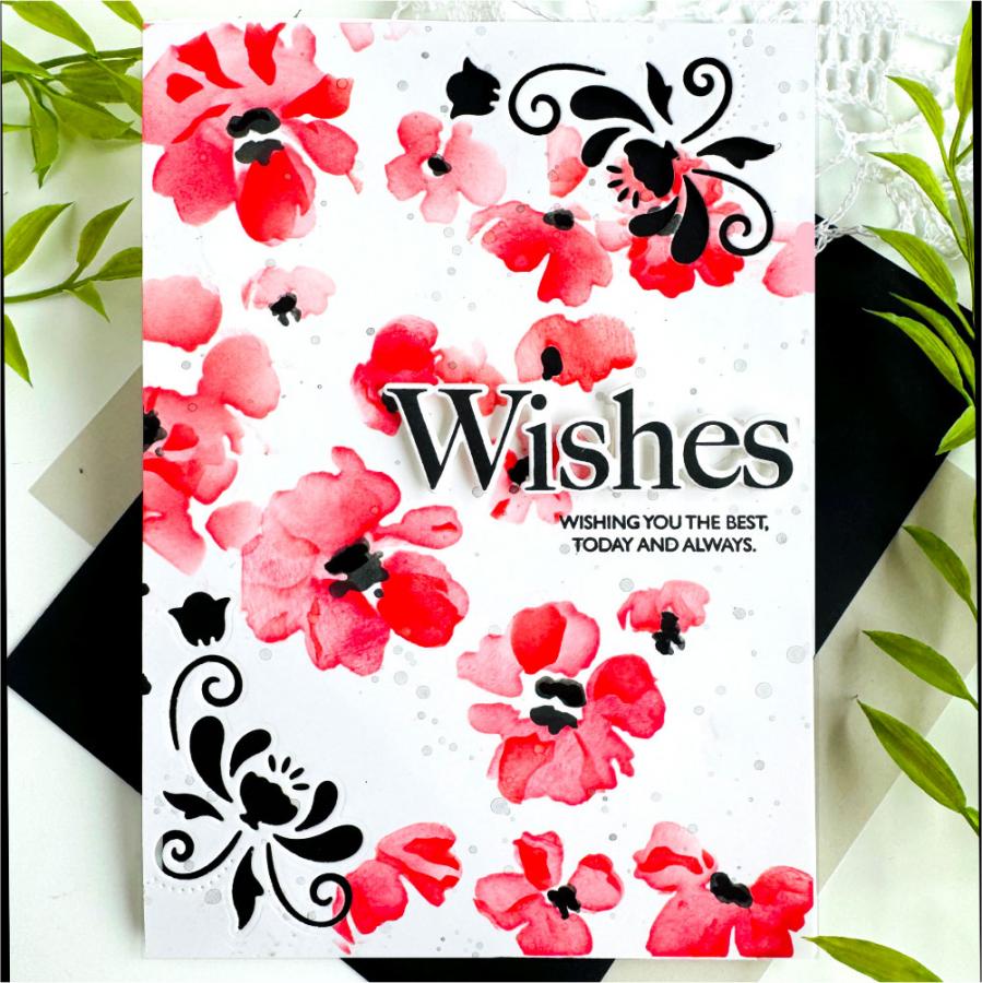 This is Big Sentiments: Wishes Stamp Set