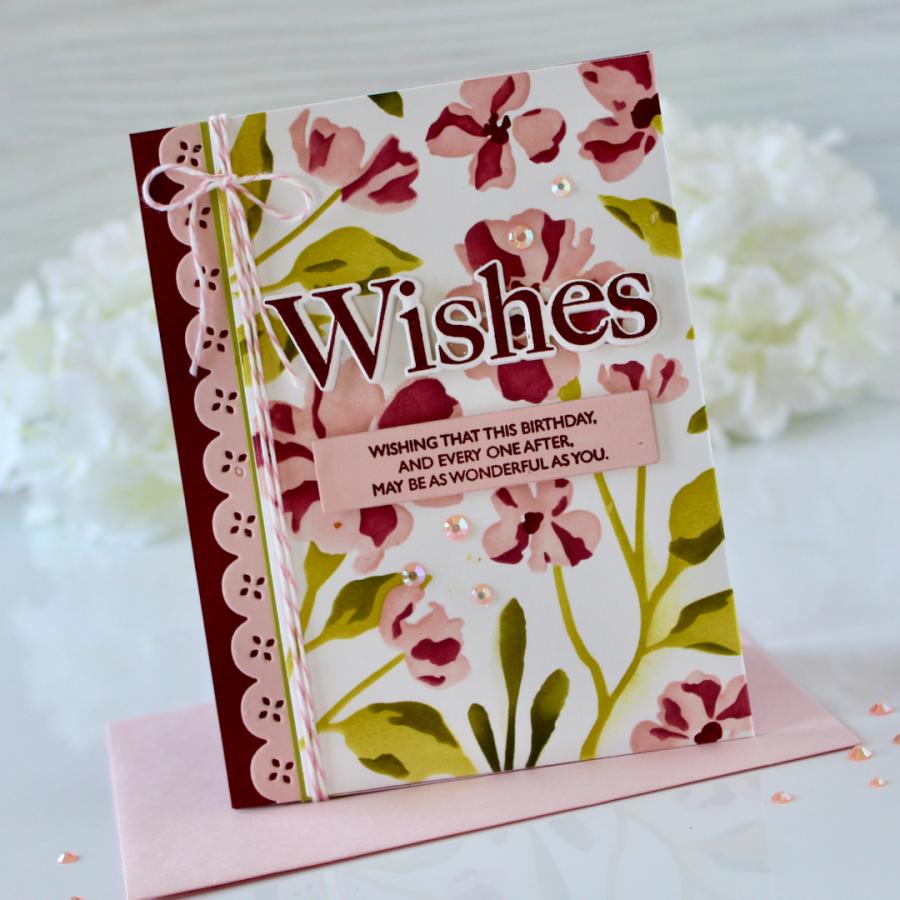 This is Big Sentiments: Wishes Stamp Set