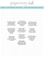 Make a Little Magic Sentiments Stamp Set