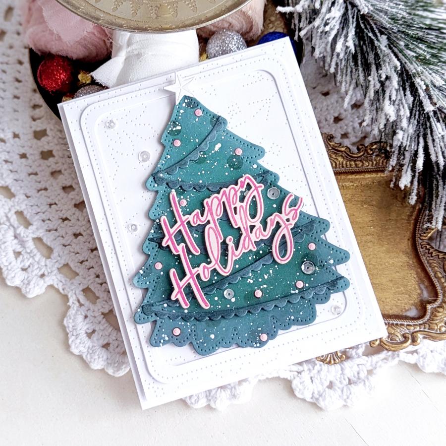 This is Big Sentiments: Happy Holidays Stamp Set