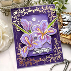 Winter Iris Stamp Set