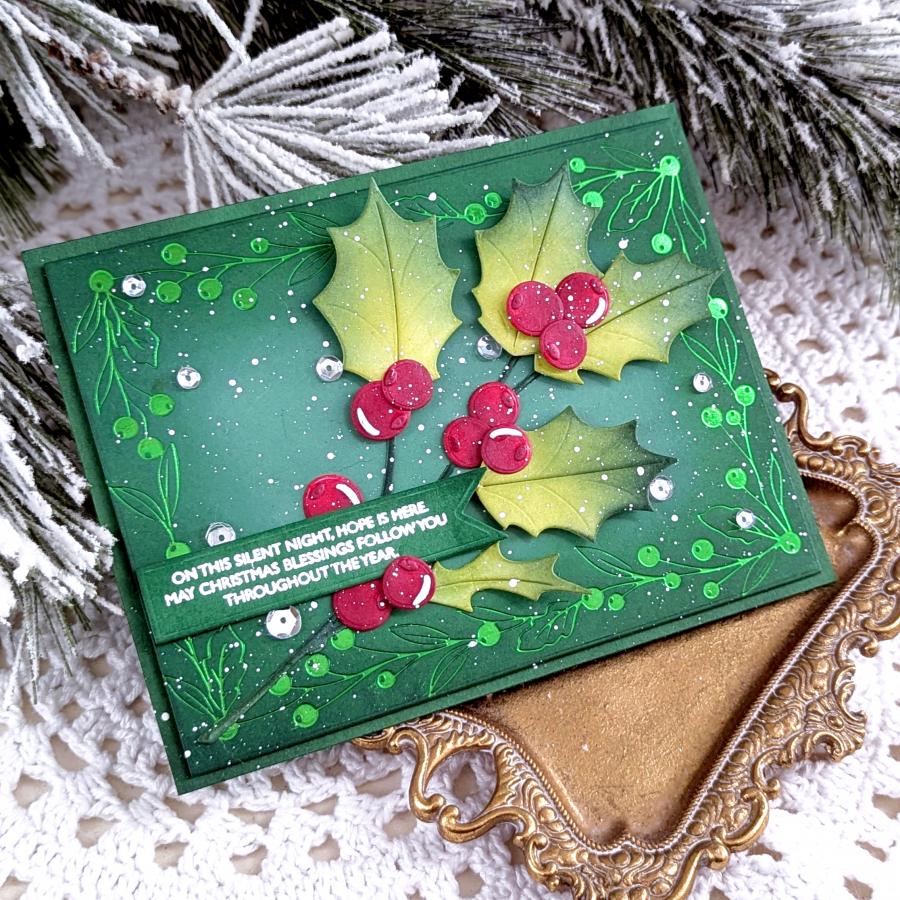 This is Big Sentiments: Silent Night Stamp Set