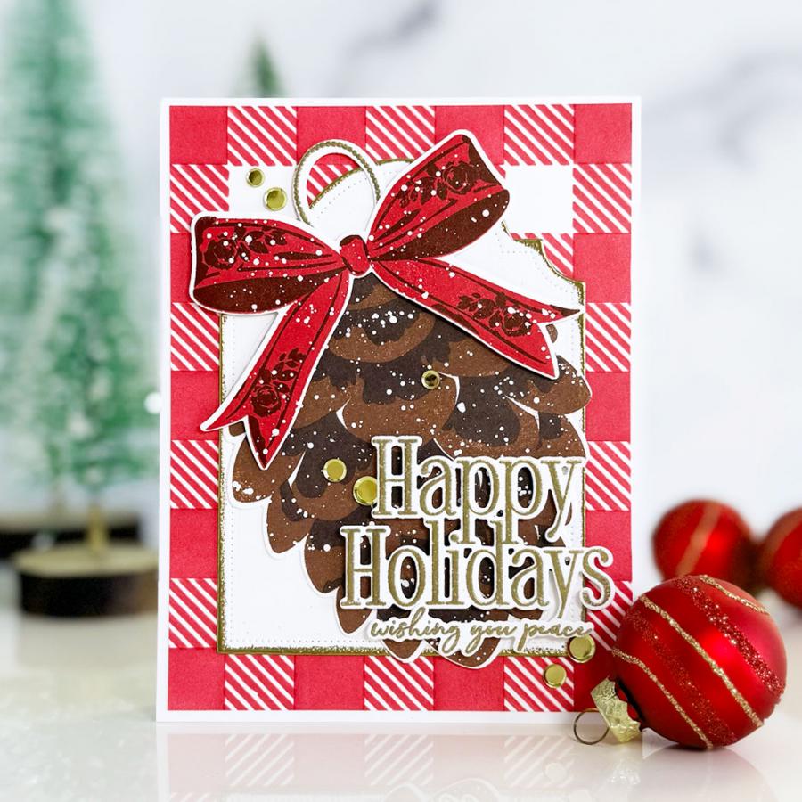 Adorning Pinecone Stamp Set