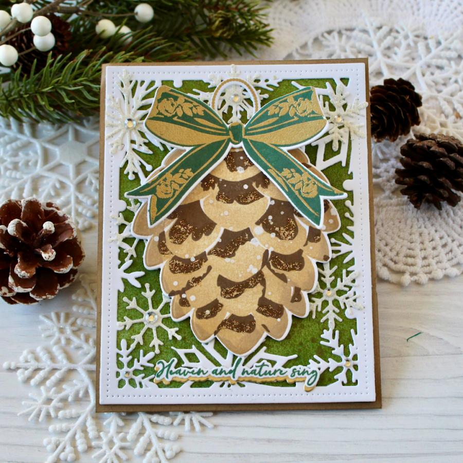 Adorning Pinecone Stamp Set