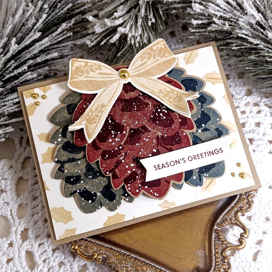 Adorning Pinecone Stamp Set