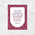 Reflections: Hebrews 11 Mini Stamp Set