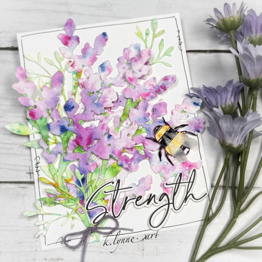 This is Big Sentiments: Strength Stamp Set