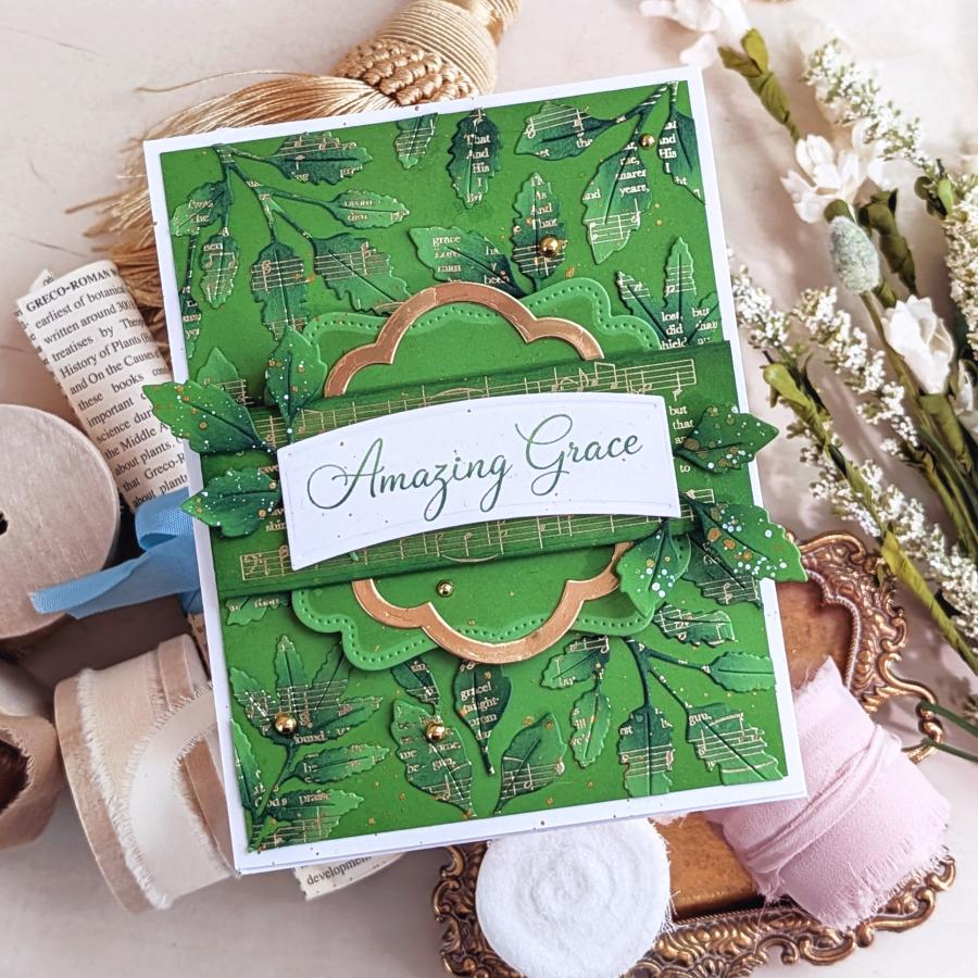 Amazing Grace Background Stamp Set