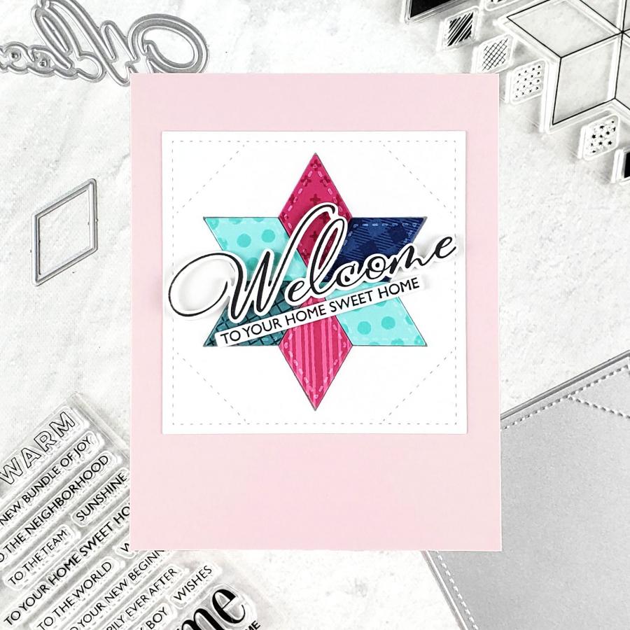 This is Big Sentiments: Welcome Stamp Set