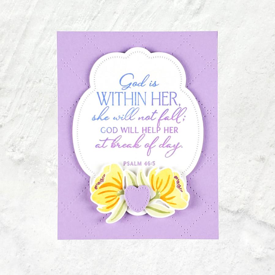 Reflections: Psalm 46 Mini Stamp Set