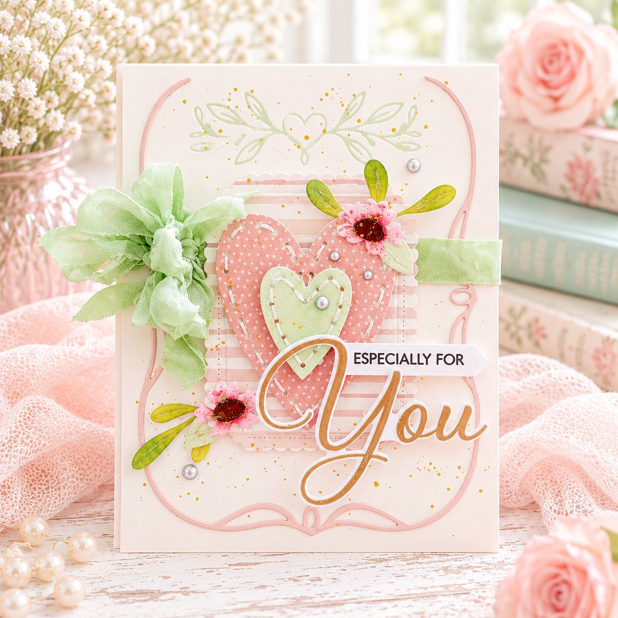 Rooted In Love Press Plate + Frame Die
