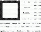 Monthly Moments: Slide Frame Stamp Set