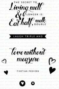 Quoted: Living Longer Mini Stamp Set
