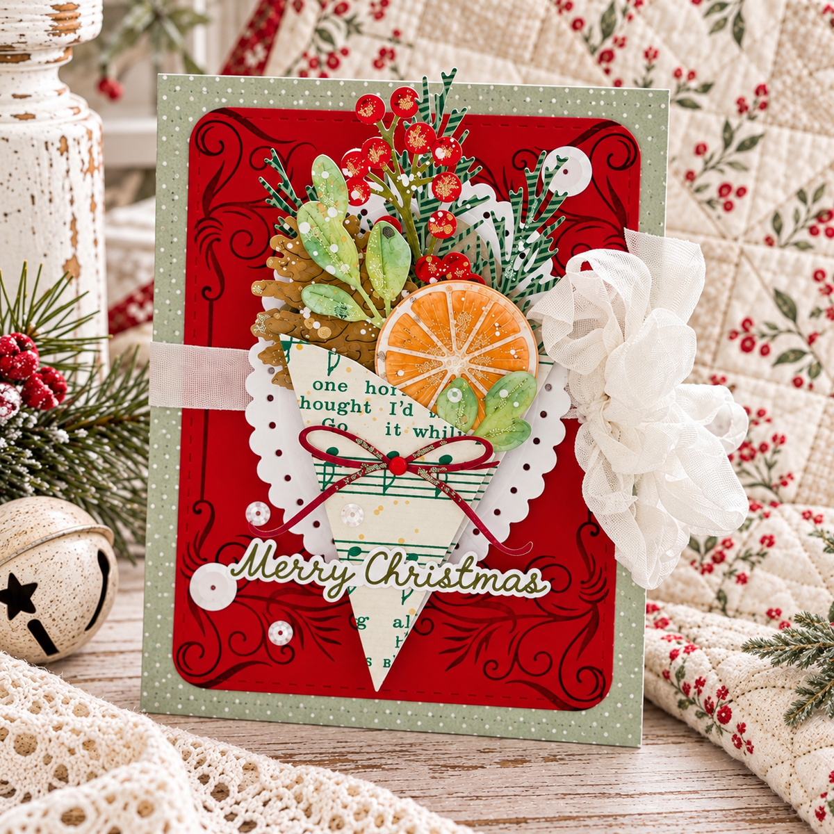 Into the Blooms: Holiday Bouquet Die