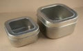8 oz. Square Clear Top Tin