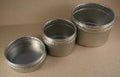 4 oz. Round Clear Top Tin (3 per package)
