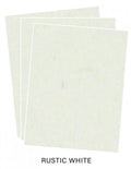 Paper Basics - Rustic White Premium Cardstock (50 Sheets)