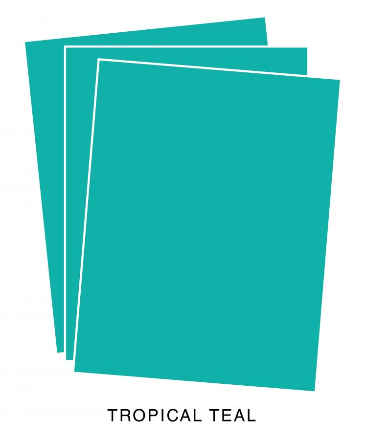 Perfect Match Tropical Teal Premium Cardstock (50 sheets)