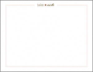 Polka Jotz - Pink "Take Note" Card Set