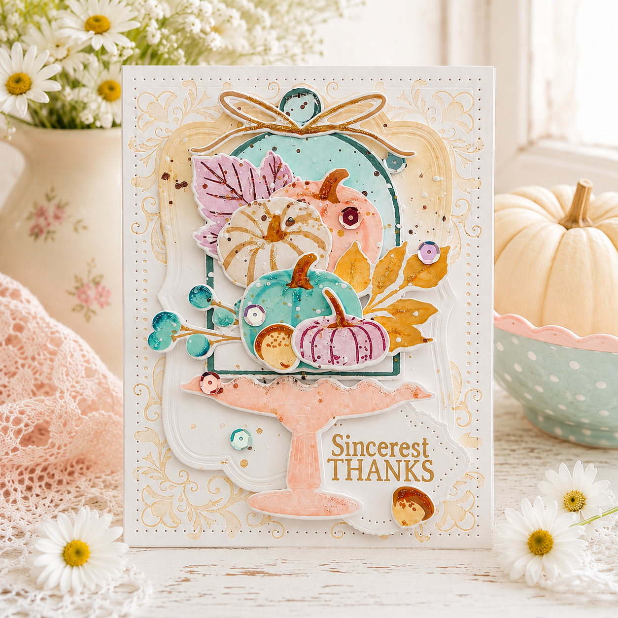 Fall Cloche Stamp Set