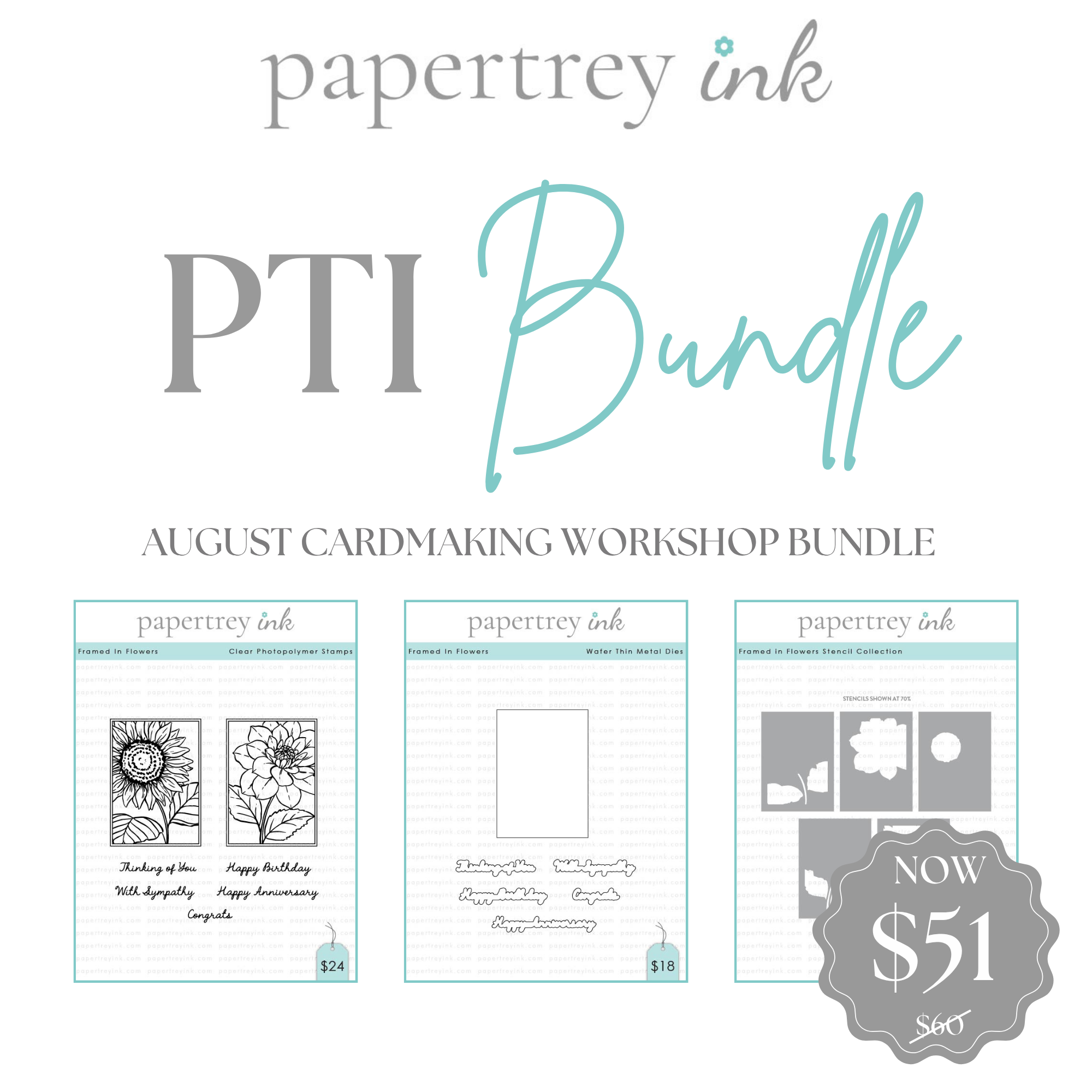 August Cardmaking Workshop Bundle