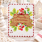 Merry Christmas Banner Stencil Collection (set of 7)