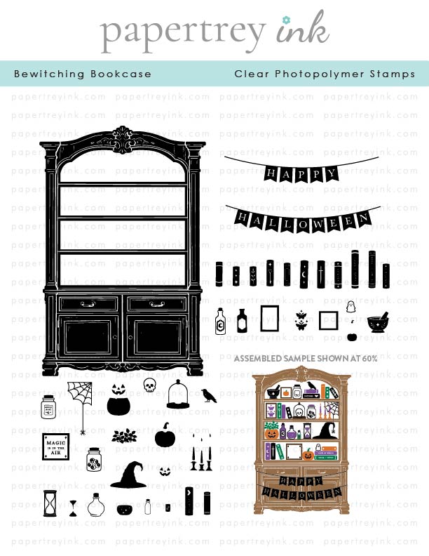 Bewitching Bookcase Stamp Set