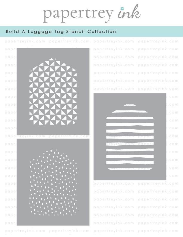 Build-A-Luggage Tag Stencil Collection (set of 3)
