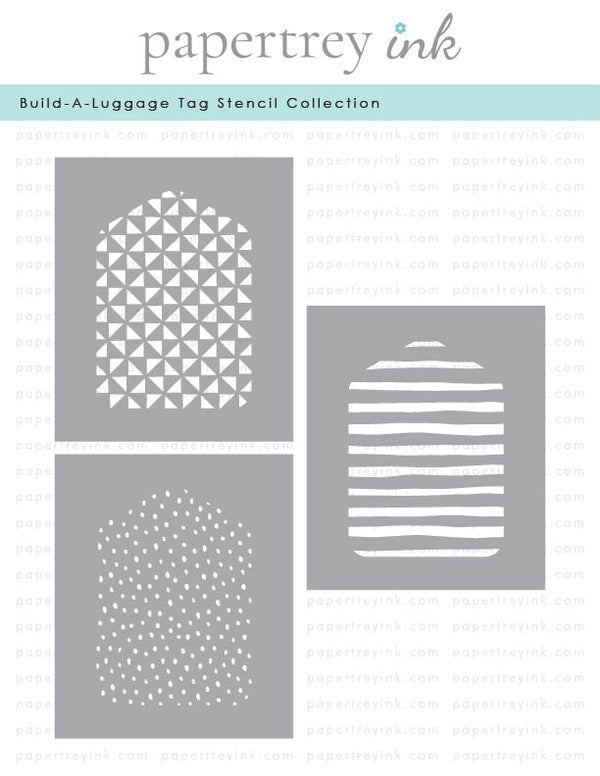 Build-A-Luggage Tag Stencil Collection (set of 3)