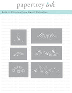 Build-A-Whimsical Tree Stencil Collection (set of 6)