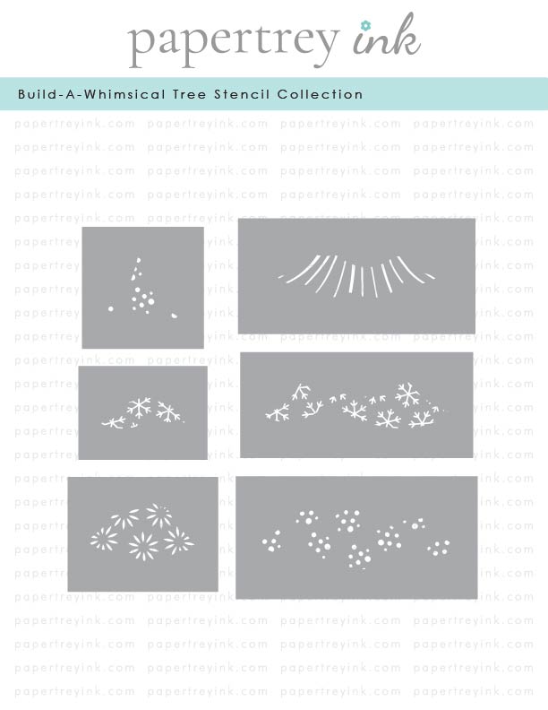 Build-A-Whimsical Tree Stencil Collection (set of 6)